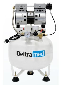 COMPRESSOR DE AR DELTRAMED - D30L 110V - PISTAO ISENTO OLEO