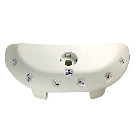 Capa Pedal Cadeira Syncrus GL / 7 Teclas / P1 Gnatus / Saevo (Branco)