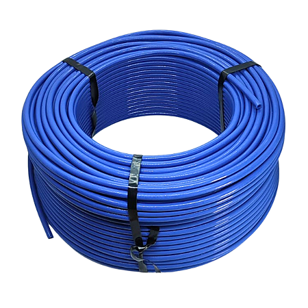 MANGUEIRA PU LISA AZUL 7,0 X 4,0 X 1,5MM - KIT 25M