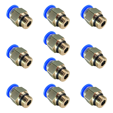 KIT 10UN CONEXAO RETA MACHO 10MMX1/4 BSP