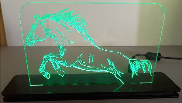 Luminária Led - Cavalo
