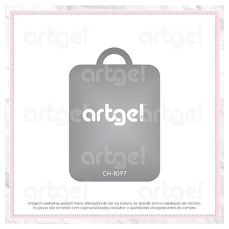 Base Chaveiro Retangular Extra Grande