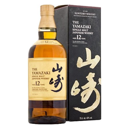 WHISKY THE YAMAZAKI SINGLE MALT 12 ANOS 700ML