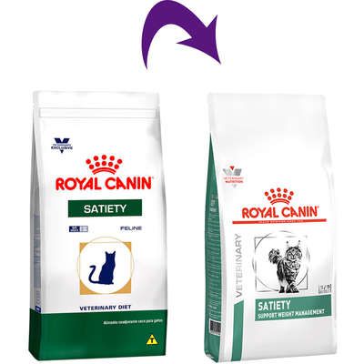 Ração Royal Canin Veterinary Diet para Gatos Obesos Satiety Feline 4,0  kg
