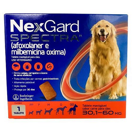 Nexgard Spectra GG - 30,1Kg a 60Kg