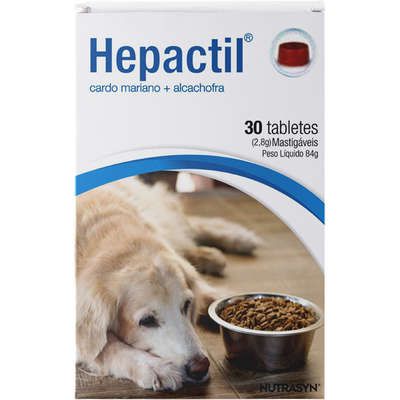 Hepactil Cães 30 Tabletes Mastigáveis