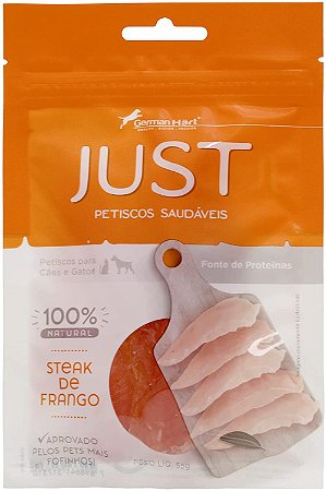 Just Cães e Gatos Steak De Frango 55g