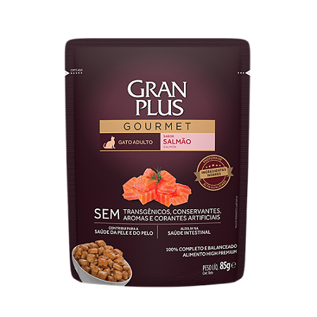 Gran Plus Sache Gato Adulto Salmao 85g