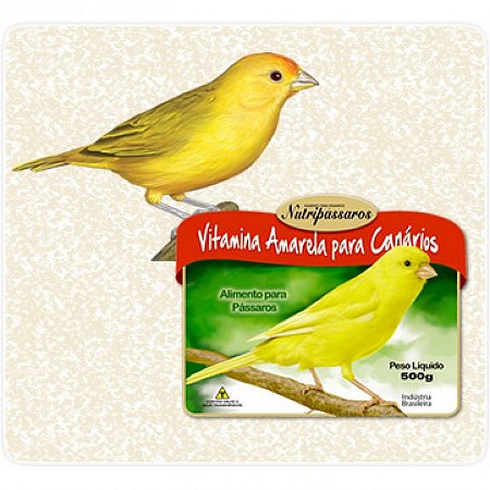 Nutripassaros Vitamina Amarela Canário