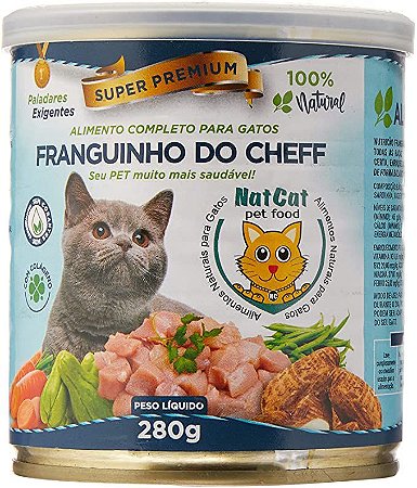 Nat Cat Patê Franguinho Do Cheff 280g