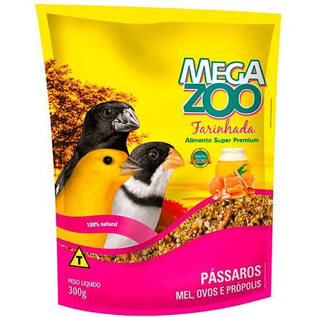 Mega Zoo Farinhada Pássaros 300g