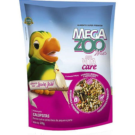 Mega Zoo Louro Jose Mix Calopsita 500g
