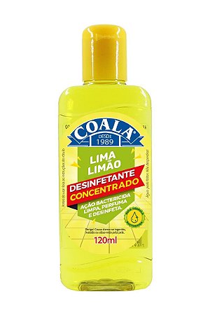 Desinfetante Coala Concentrado Lima Limão 120 ml