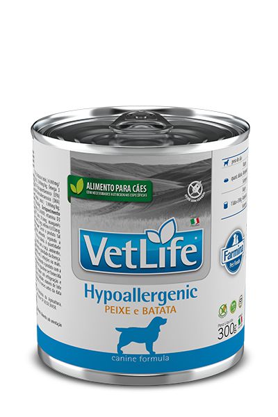 Vet Life Nat Wet Dog Hypoal Peixe 300g