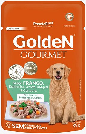 Golden Gourmet Cao Adulto Pm Frango 85g