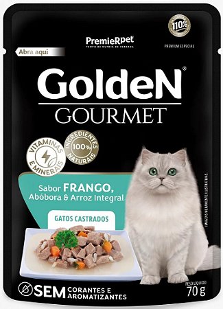 Golden Gourmet Gato Adulto Cst Frango 70g