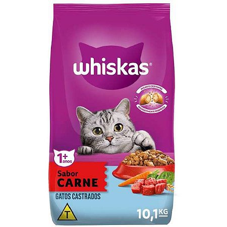 Whiskas Gato Adulto Carne Castrados