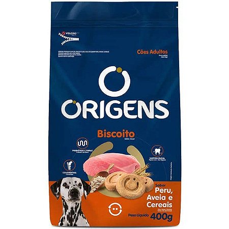 Origens Biscoito Adulto Peru, Aveia e Cereais 400g