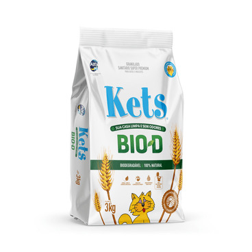 Granulado Higiênico Kets Bio-D 3 kg