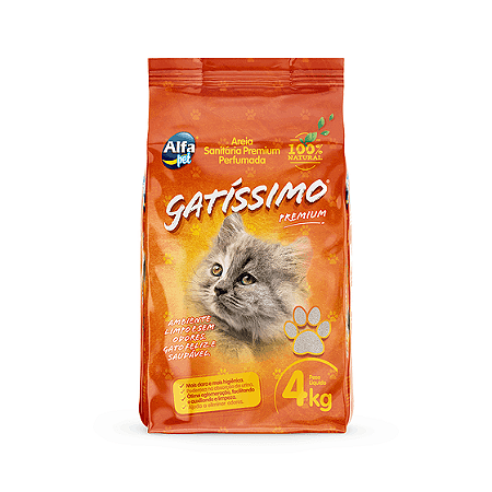 Areia Higiênica Gatíssimo Perfumada