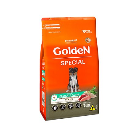 Ração Golden Cao Special Filhote Raças Pequenas