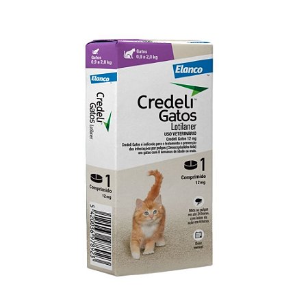 Antipulgas Credeli gatos 12mg 0,9-2kg 1 Comp