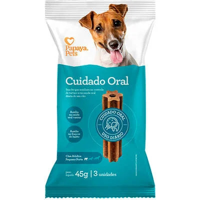 Papaya Pets Cuidado Oral Porte Pequeno