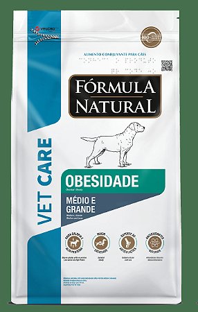 Fórmula Natural Vet Care Obesidade Cães Médio e Grande