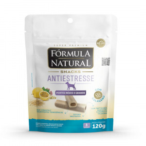 Fórmula Natural Snacks Antiestresse Cães Adultos Portes Médio e Grande 120g
