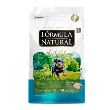 Fórmula Natural Life Cao Filhote Médio e Grande