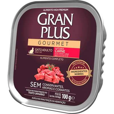 Gran Plus Gourmet Patê Gatos Adulto