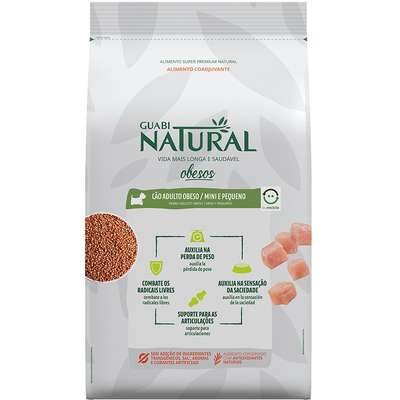 Guabi Natural Cães Obesos Raças Pequenas e Minis