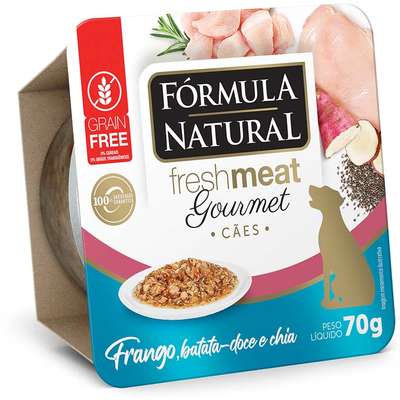 Fórmula Natural Fresh Meat Pote Gourmet Cão Frango 70g