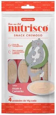 Nutrisco Cremoso Gato adulto Atum e Camarão 56g