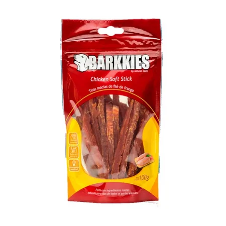Petisco Saboroso Barkkies Chicken Soft Stick 100g