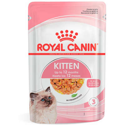 Royal Canin Sachê Jelly Filhotes Kitten para Gatos Filhotes