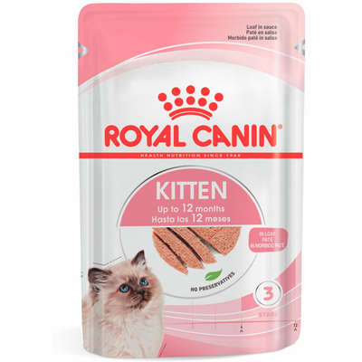 Royal Canin Sachê Patê Filhotes Kitten para Gatos Filhotes
