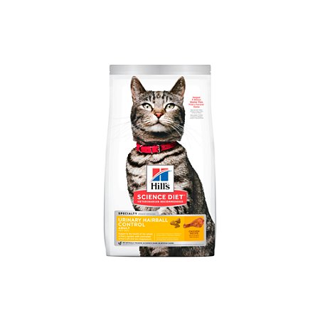 Ração Hill's Science Diet Urinary Hirball Control para Gatos Adultos Sabor Frango 1.5kg