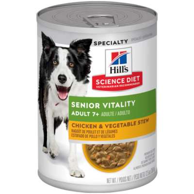 Hill's Science Diet Vitalidade Sênior para Cães Idosos - Alimento Úmido 354g
