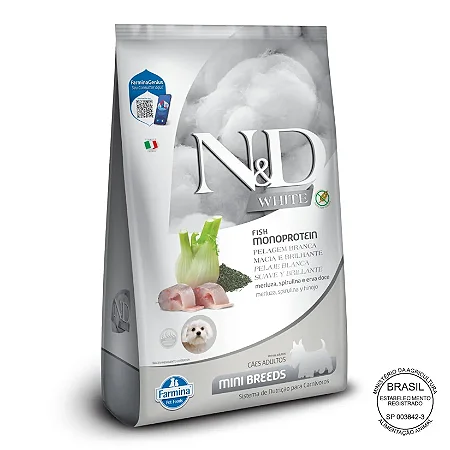 Ração N&d White Dog Adulto Mini