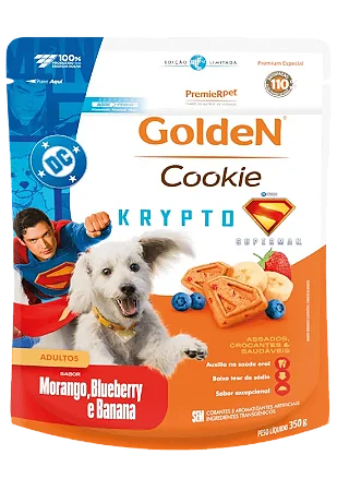 GoldeN Cookie Cães Adultos Porte Pequeno Krypto 350g