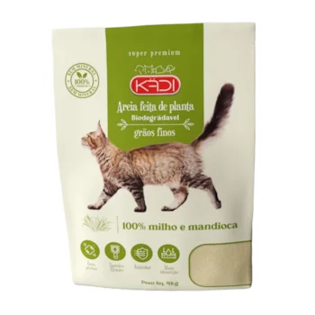Areia Higiênica para Gatos Grãos Finos Kadi 4kg