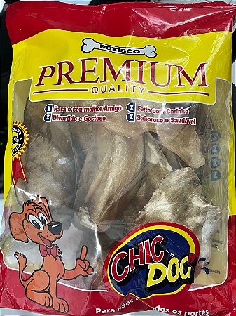 Orelha Bovina Embalagem C/ 10 Unidades