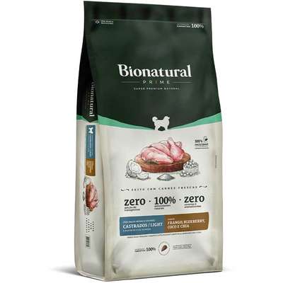 Bionatural Cao Rp Adulto Light Castrados Frango