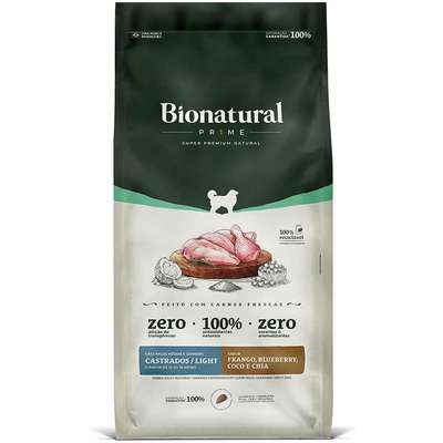 Bionatural Cao Adulto Rmg Light Castrados Frango 15kg