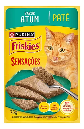 Friskies Adulto atum Patê Sensações 75g