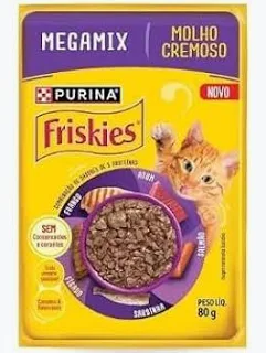 Friskies Sache Molho Adulto Megamix 80g