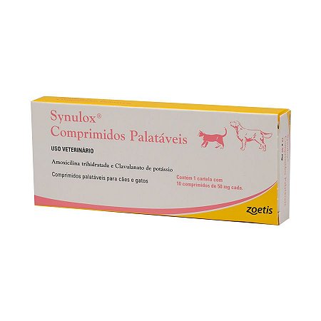 Synulox 50mg 10 Comprimidos Zoetis