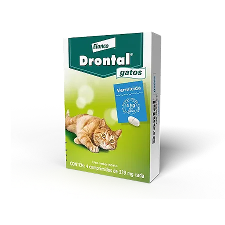 Drontal Gato Ate 4kg 4 Comprimidos Bayer