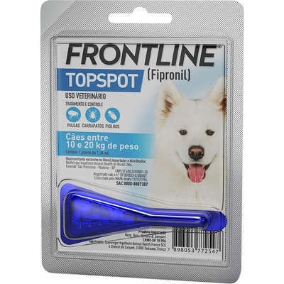 Frontline Topspot Cão 1,34ml Até 10-20kg Boehringer Ingelheim